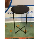 Lesil Living Side Table Xavi Side Table Metal Crossed Legs 40 X 65 cm