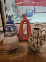 5 x Various Decorative Objects To Include Ceramic Vases As Photographed