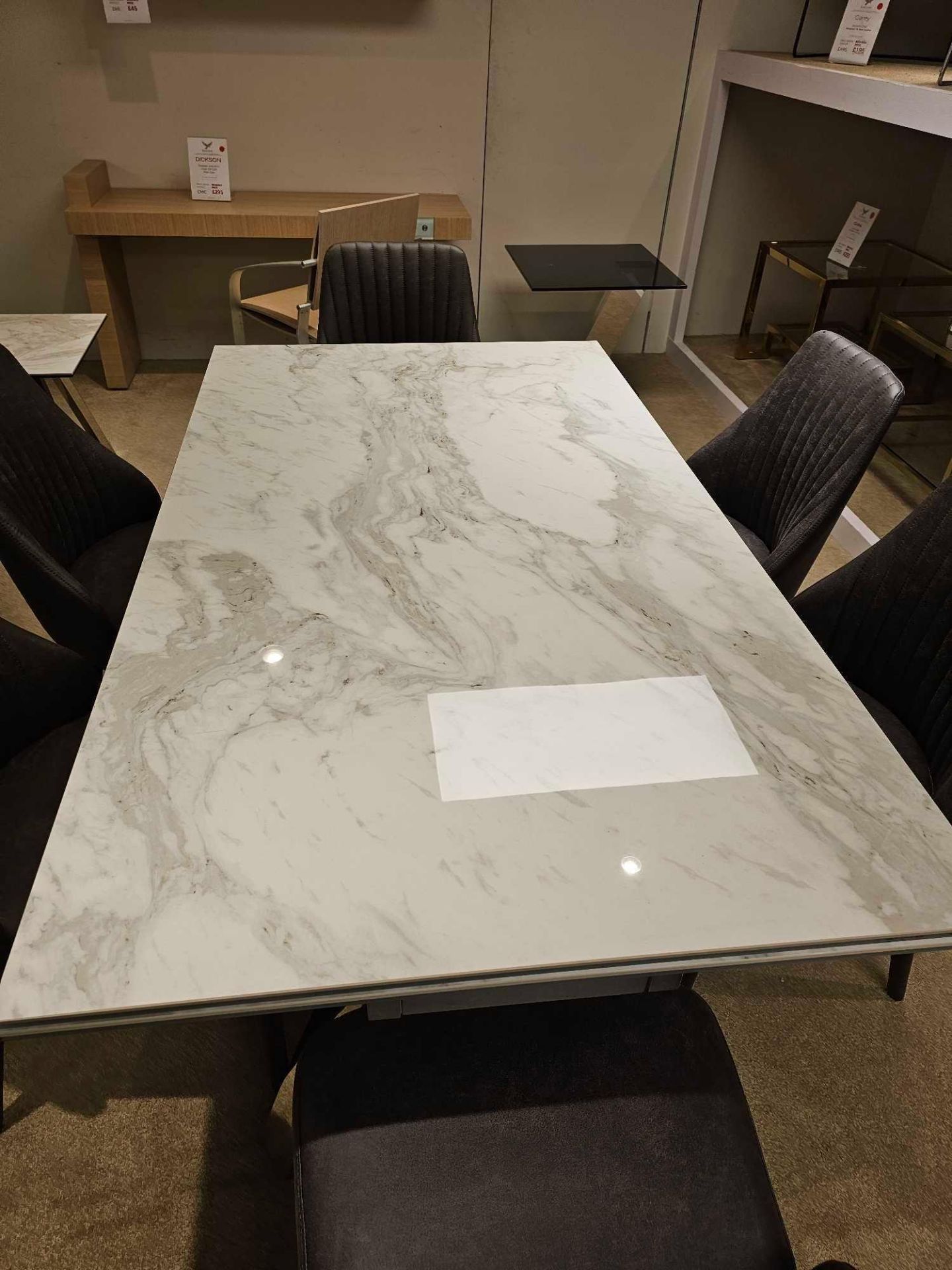 Stromboli Dining Table by Kesterport This glamorous contemporary dining table will add sensational - Image 3 of 13