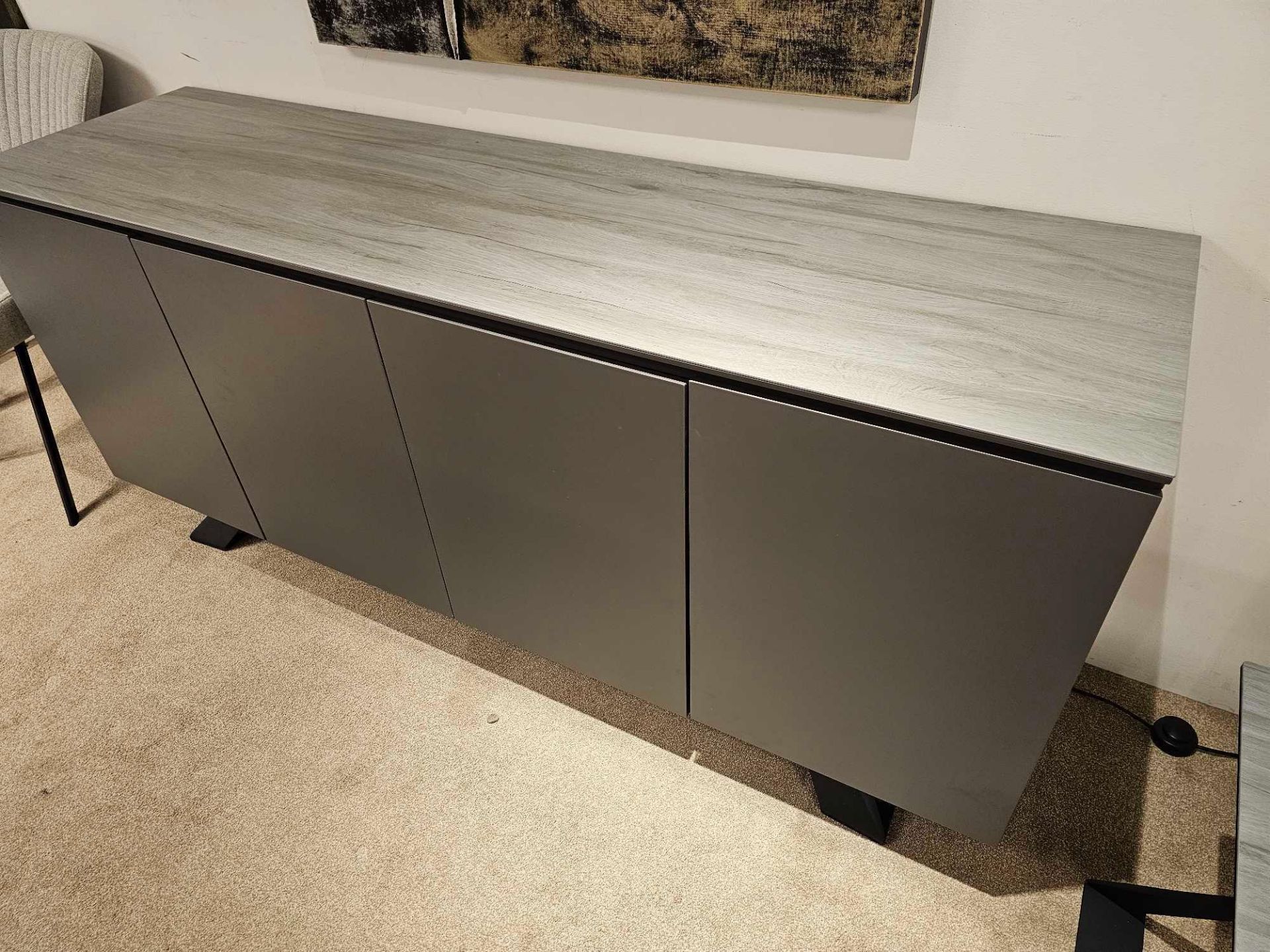 Spartan Sideboard by Kesterport The Spartan Four Door Sideboard provides is striking as a stand - Image 4 of 8