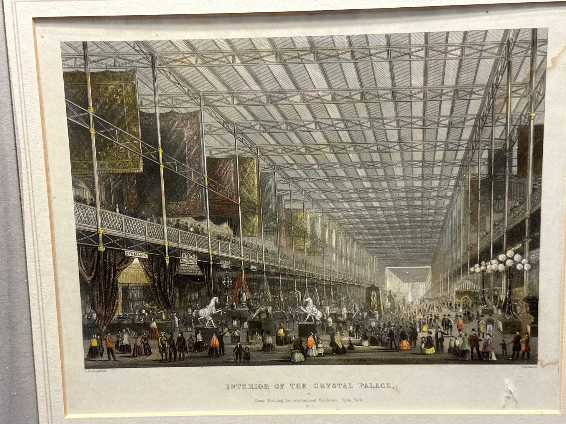 4 x Framed Prints The Great Exhibition 1851 (1) Interior of The Great Exhibition No.6 British - Image 5 of 9