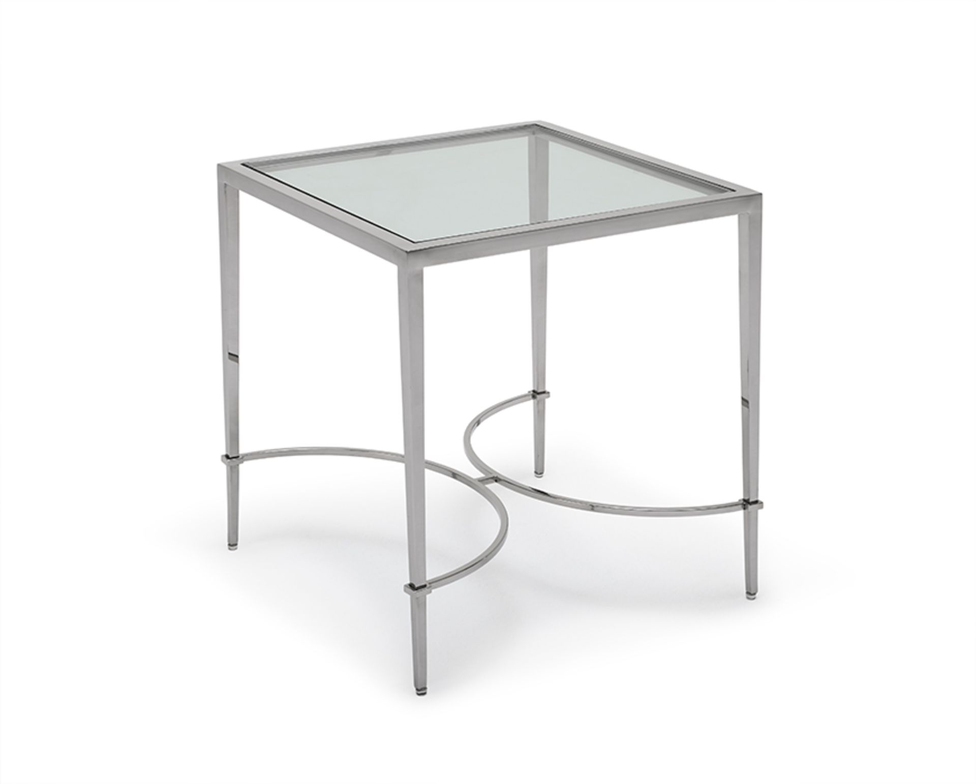 Tokyo Lamp Table by Kesterport The Tokyo lamp table with its clear glass top and a refined tapered - Bild 5 aus 5