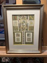 4 x Framed Prints (1) A Lace Shawl By W Vickers, Nottingham. Illustration For Masterpieces of