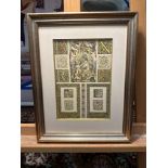 4 x Framed Prints (1) A Lace Shawl By W Vickers, Nottingham. Illustration For Masterpieces of