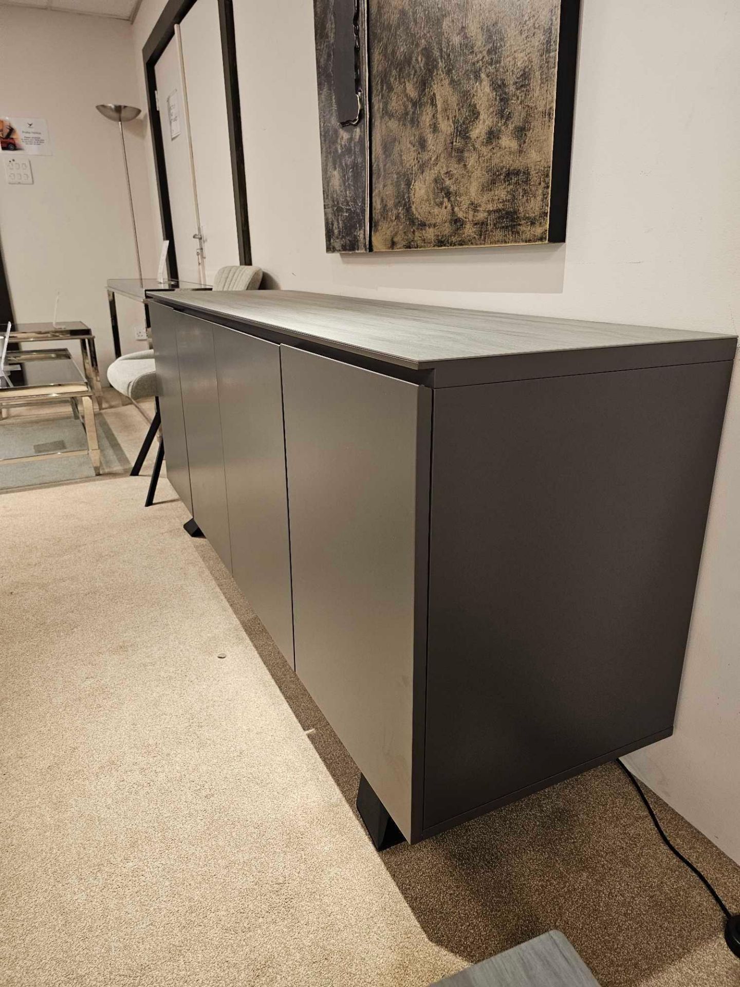 Spartan Sideboard by Kesterport The Spartan Four Door Sideboard provides is striking as a stand - Image 10 of 12
