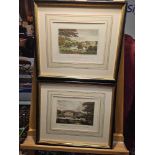 2 x Framed Landscape Prints (1) Design Alluded To In Fragment XXIII From Fragments On The Theory And