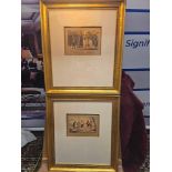 2 x Framed Shakespeare Prints (1) Rosalind. Peace Here Comes My Sister. [As You Like It. Act. III