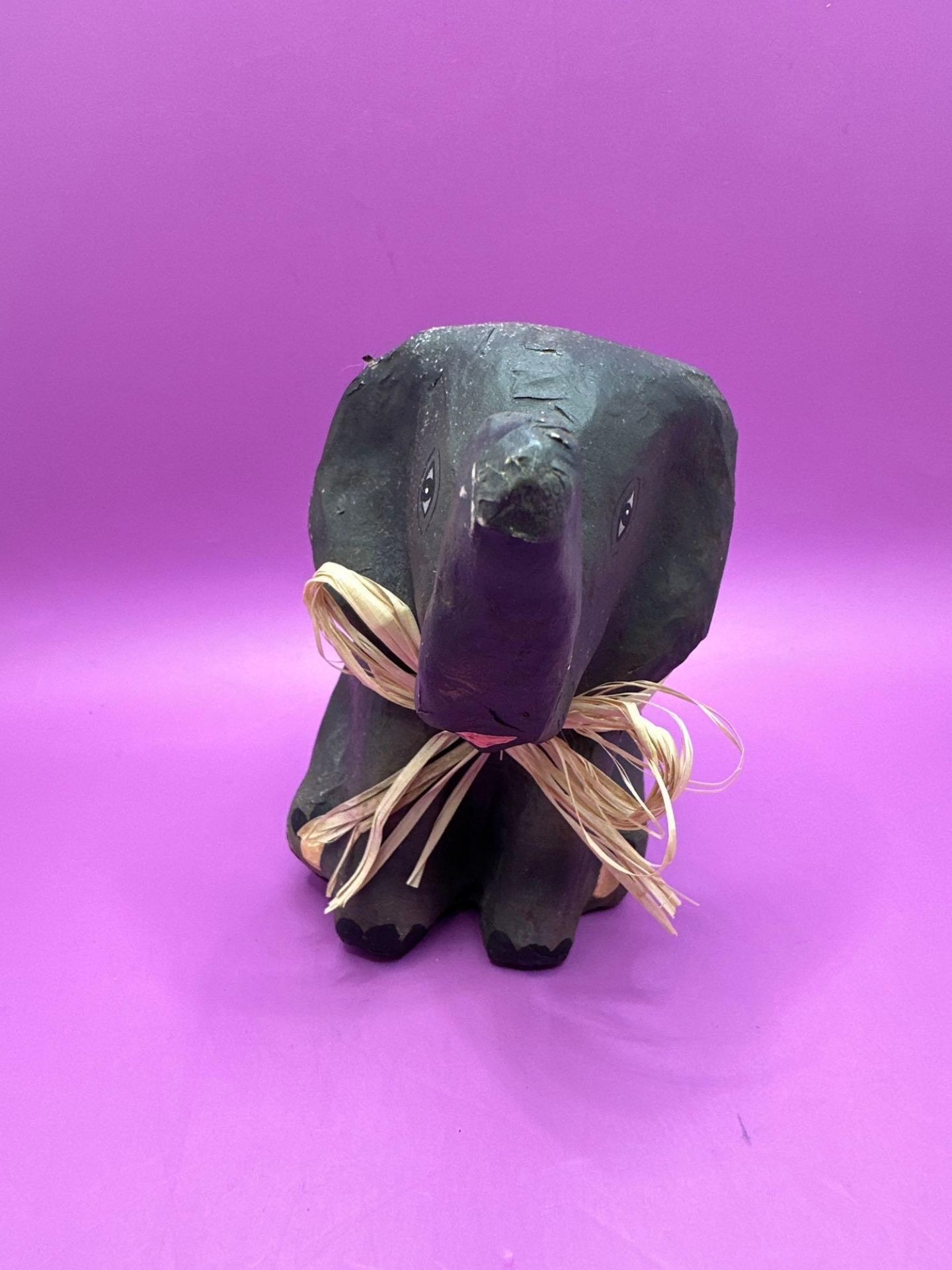 Paper Mache Elephant 10 cm - Made In Thailand - Image 4 of 6