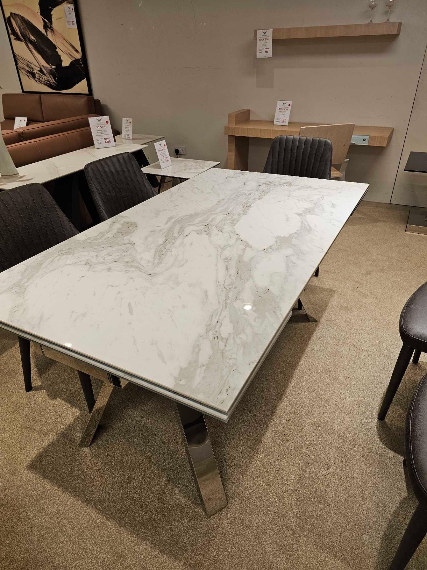 Stromboli Dining Table by Kesterport This glamorous contemporary dining table will add sensational - Image 7 of 11