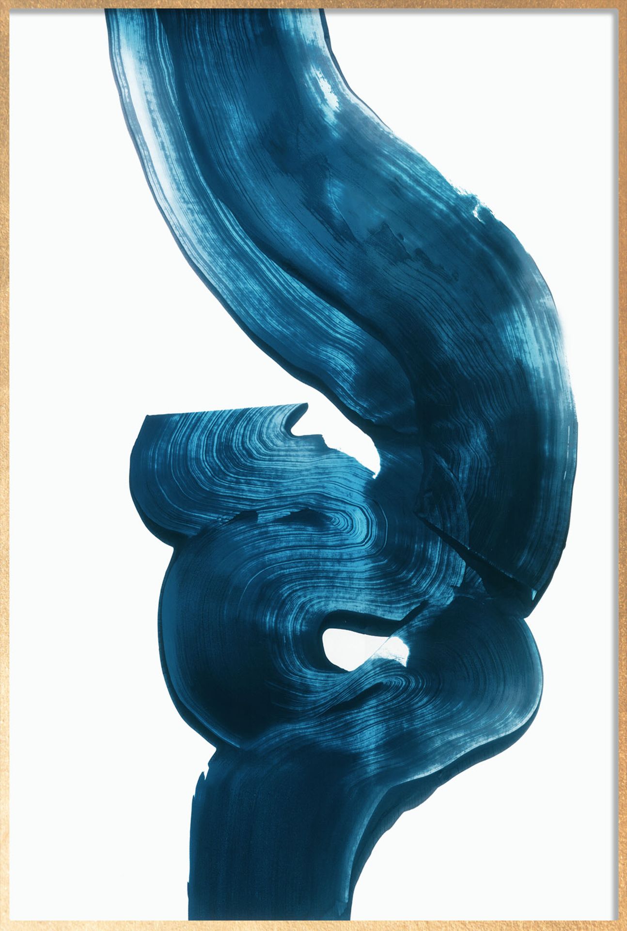 Taiga Image 1 by Kesterport Artwork print on paper with acrylic pane .Aluminium frame in antique - Bild 5 aus 5