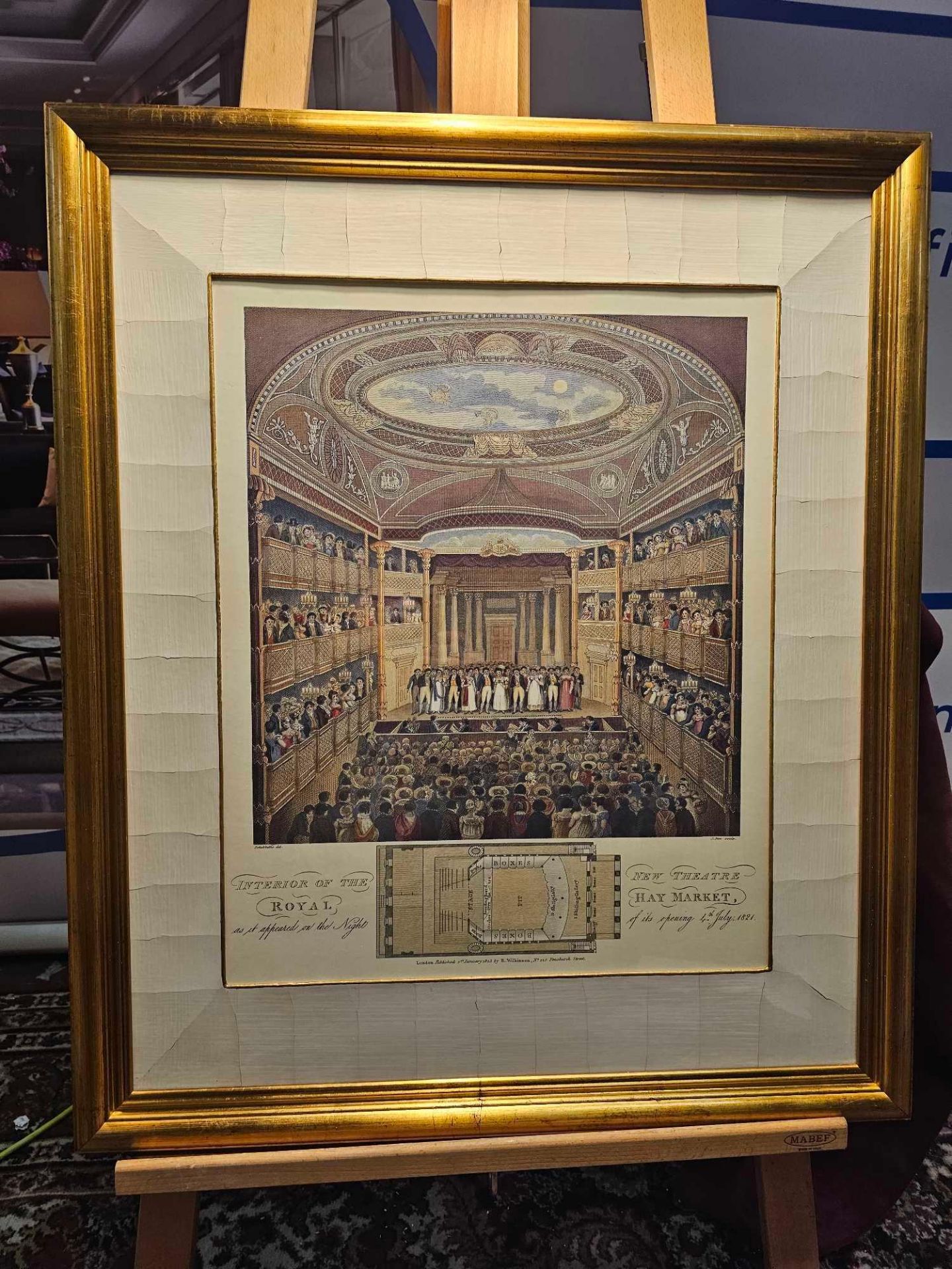 Framed Print Interior of The Royal Opera As It Appears On The Night New Theatre Haymarket of Its