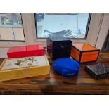 6 x Various Decorative Trinket Boxes