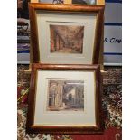 2 x Framed Prints Thomas Sutherland (1785/1838) Ballroom, Windsor Castle And Another Similar 51 x