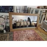 Oak Framed Marbello mirror features a classic farmhouse style with a natural rustic wood finish