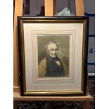 2 x Framed Prints (1) Portrait Mr. H.M. Stanley, The First Governor of The New Free State of The