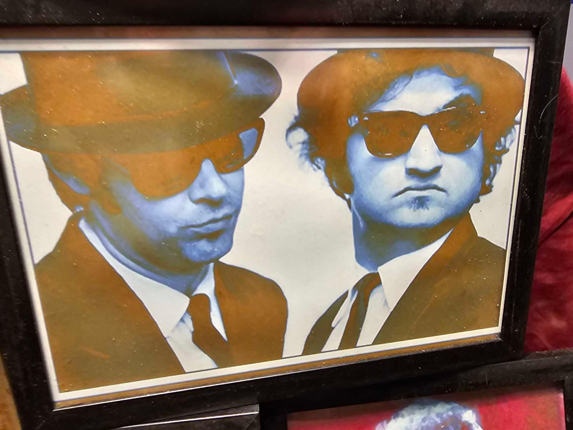 6 x Framed Prints Celebrities Including Elton John, Blues Brothers Etc 33 x 24cm (Hotel 113) - Image 6 of 7
