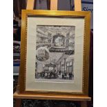 Framed Print The Victoria Coffee Palace And Music Hall, Waterloo-Road, Lambeth. Illustration For The