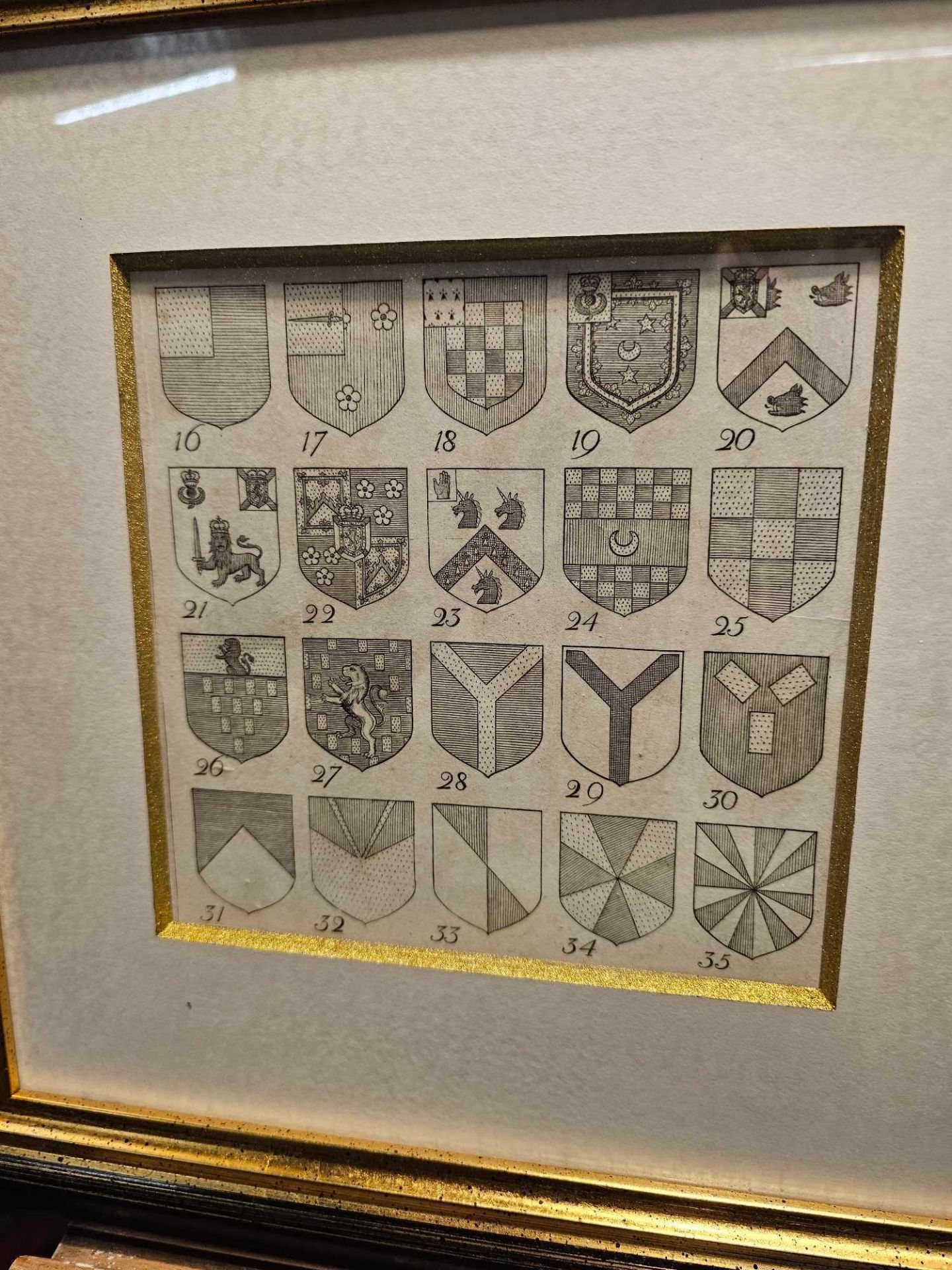 2 x Framed Heraldic Prints - Alexander Nisbet, System of Heraldry Speculative And Practical: With - Image 2 of 4