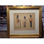 Framed Print Costumes of The First Or Grenadier Regiment of Guards From 1660 Clayton, B [Illus.]