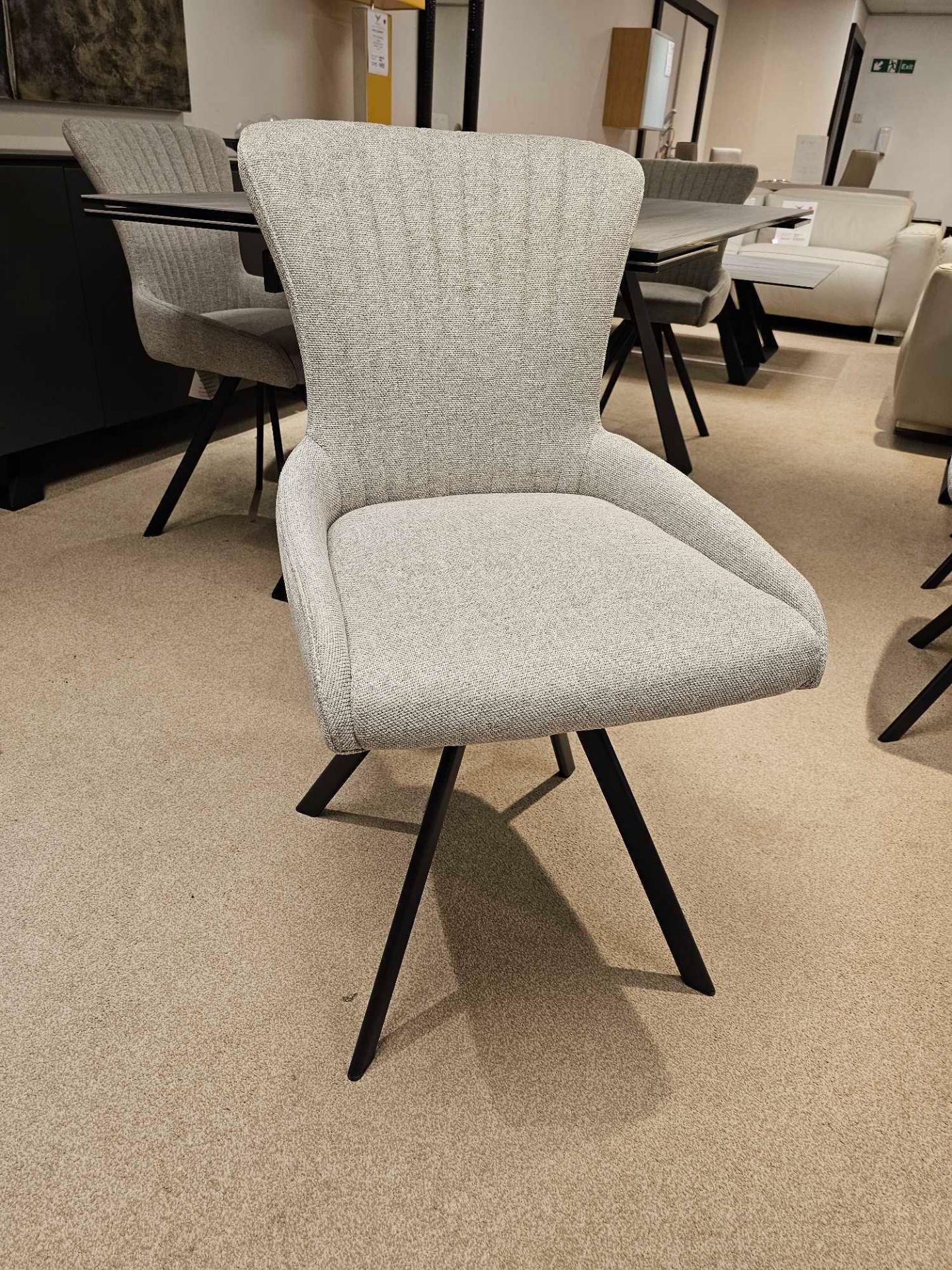 A Set of 6 x Maria Chairs by Kesterport Maria has the same self-return mechanism as many of the