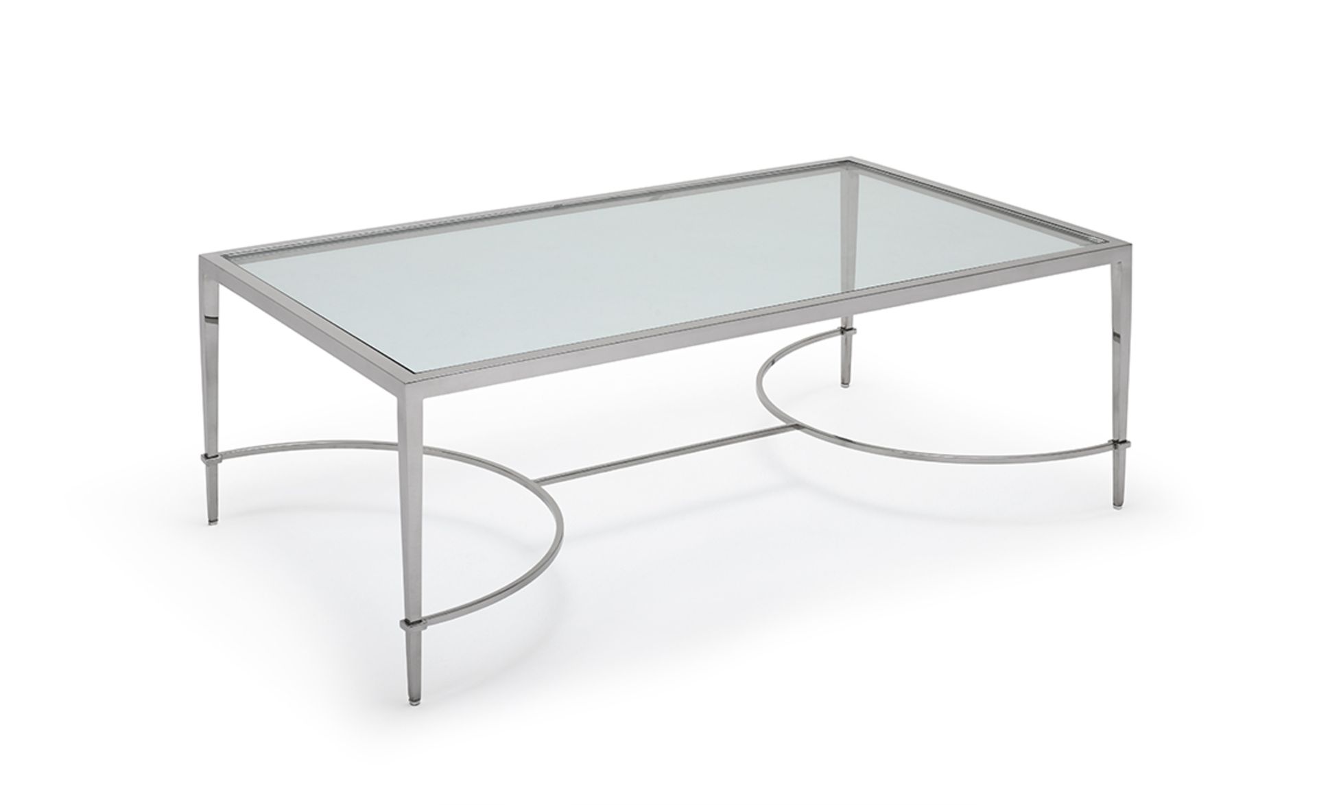 Tokyo Coffee Table by Kesterport The Tokyo coffee table with its clear glass top and a refined - Image 6 of 6