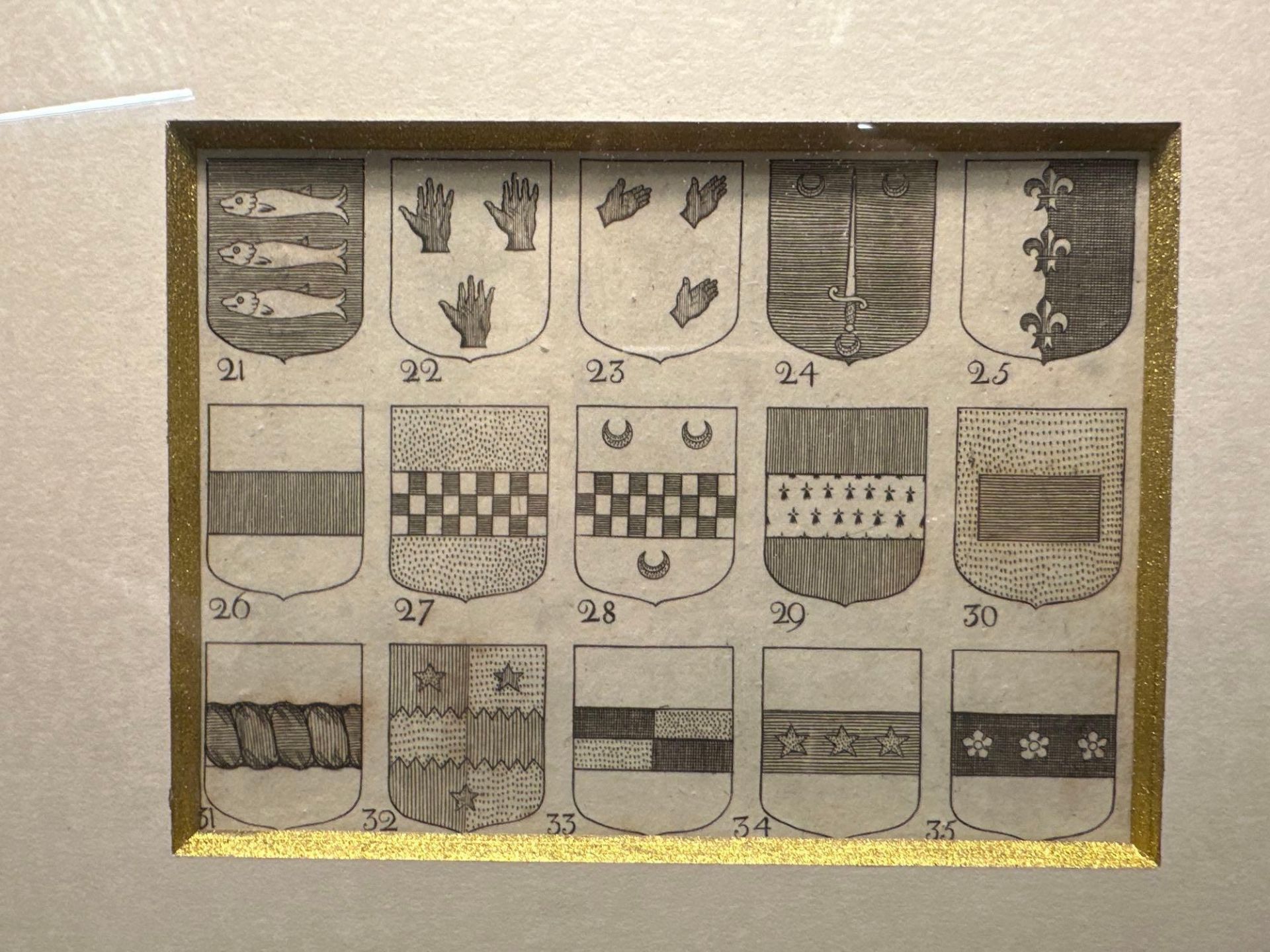 2 x Framed Heraldic Prints - Alexander Nisbet, System of Heraldry Speculative And Practical: With - Image 5 of 5