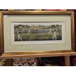 Framed Print "The Cricket Match" , Print Published By Dean & Munday September 1834 After James