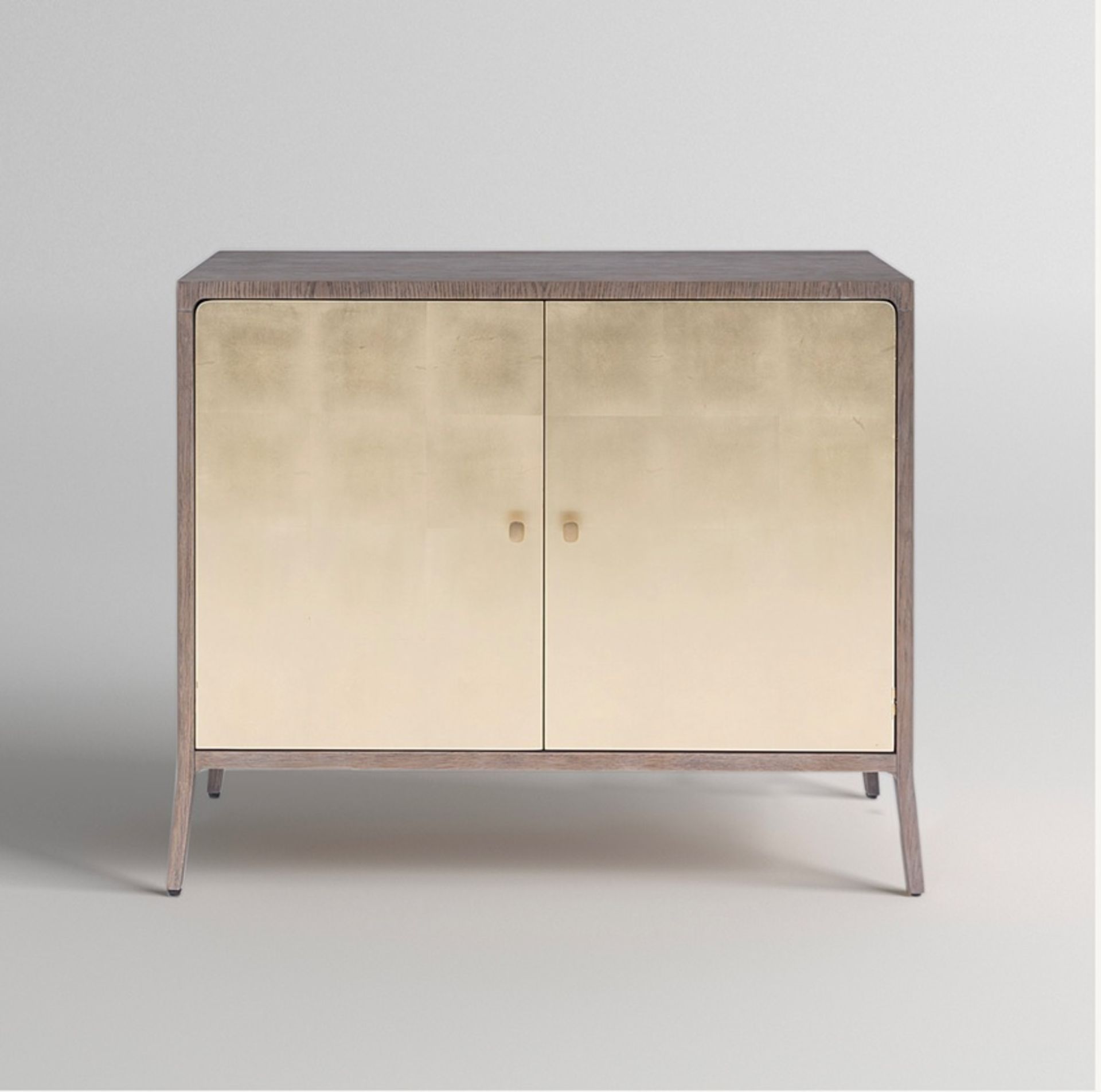 Hanson Sideboard There are striking lines in the contemporary structure, and the doors inside and