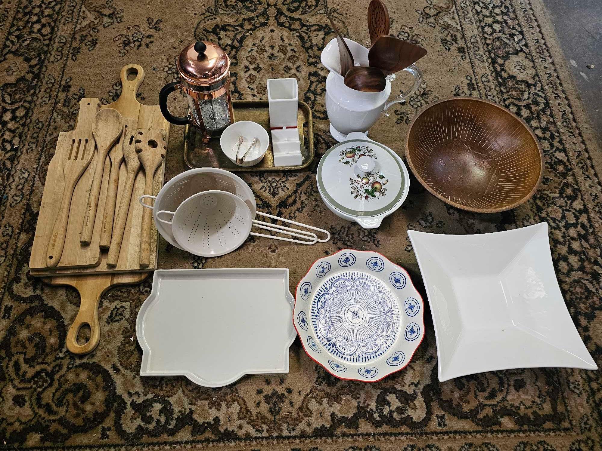 A Selection Lion Of Various Kitchen Ware
