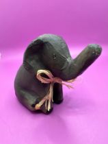 Paper Mache Elephant 10 cm - Made In Thailand