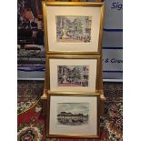3 x Framed Prints The Great Exhibition At The Crystal Palace: Interior of The Transept, Looking