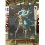 Very Large Wall Art Canvas depciting a scene from bilblical Revelations