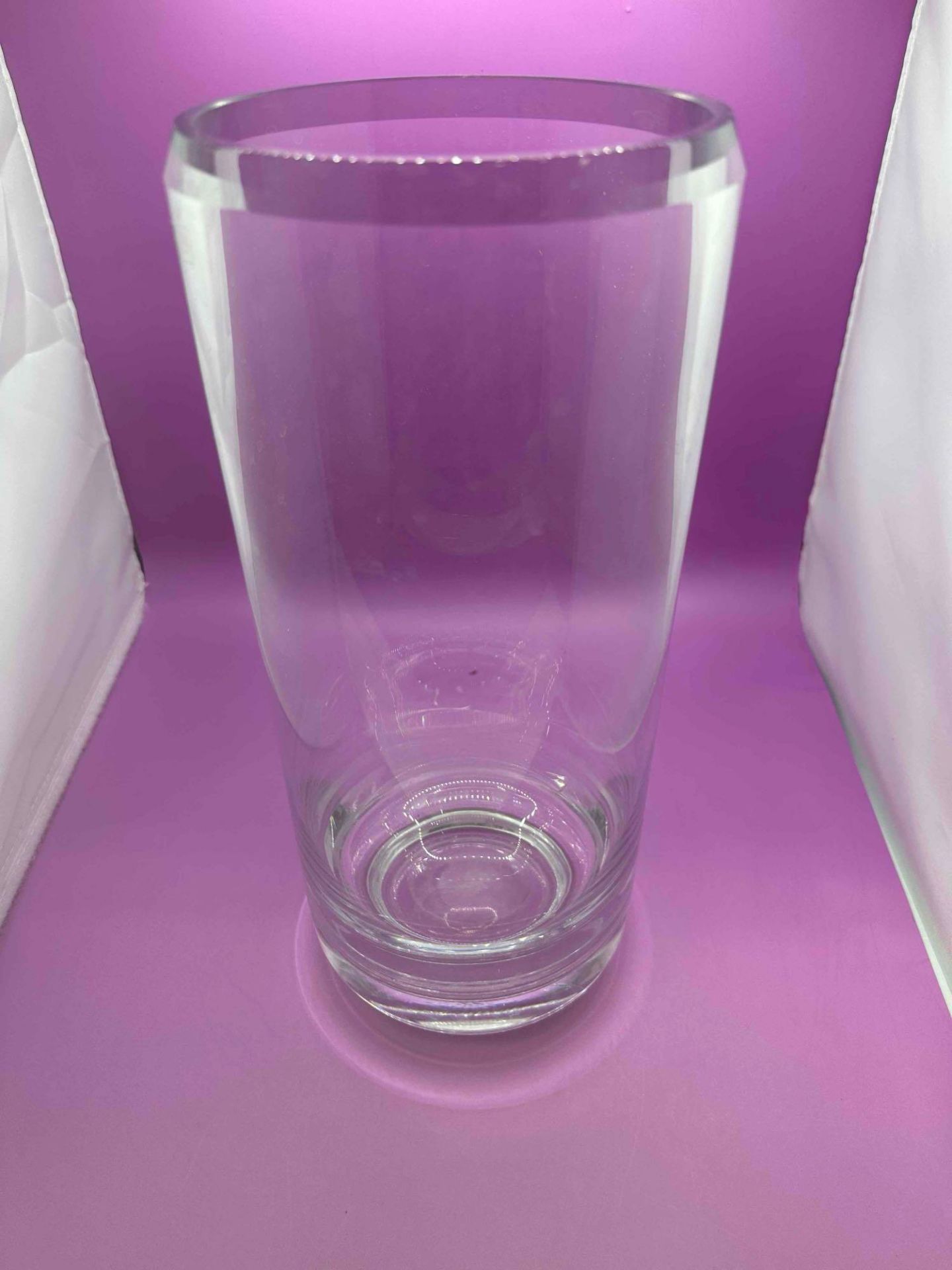 Krosno Poland Glass Vase 30cm - Bild 5 aus 5