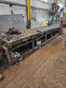 Cast Steel Engineers Marking Out Work Bench 477 x 105 x 86cm Weight 3900kg
