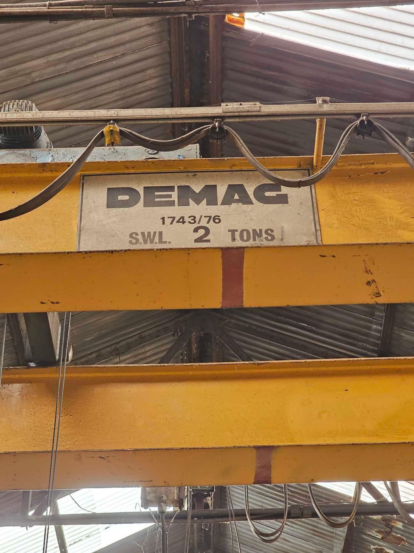 Demag 2 Ton Overhead Crane - Bild 2 aus 8