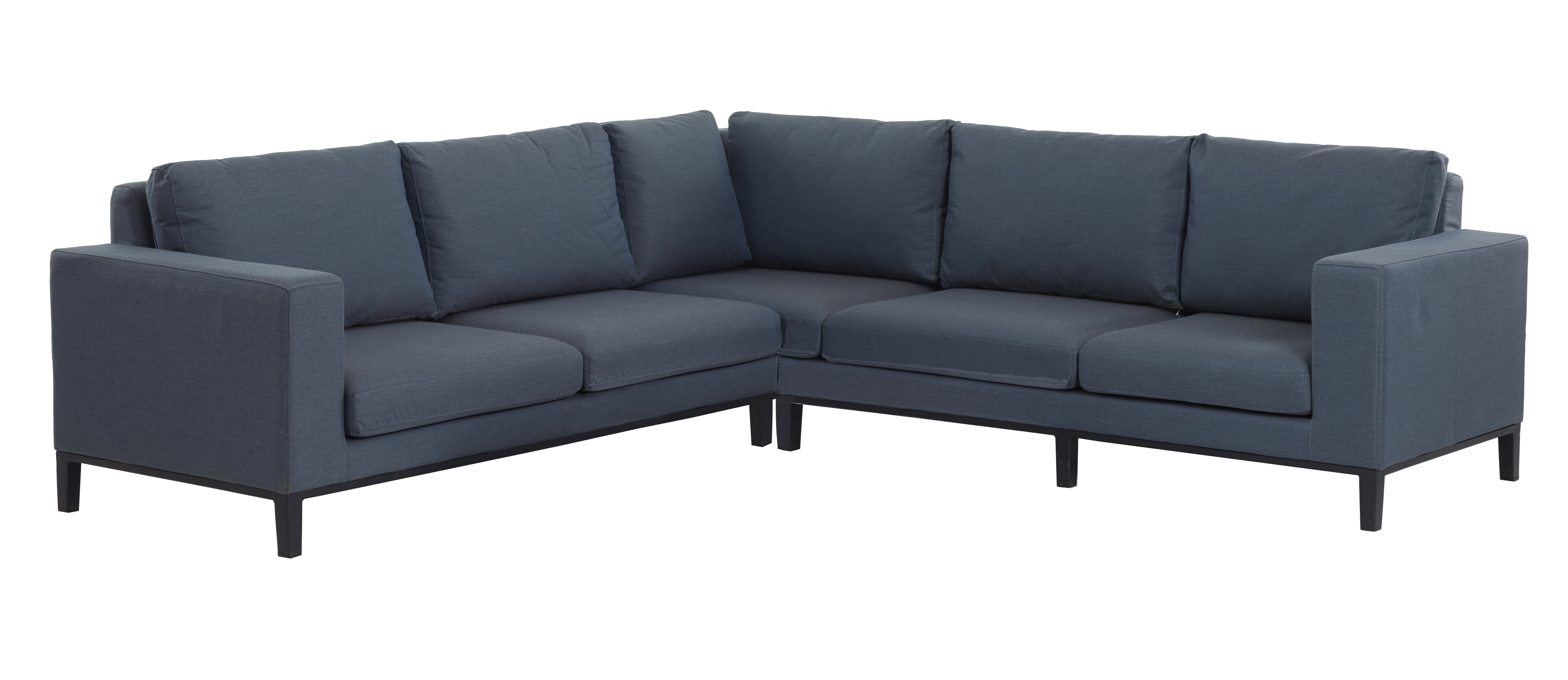 Set A410 Deep Indigo Modular Sofa w/ Bench - Brisa