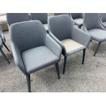 A265 | A266 2 x St Lucia Style Upholstered Amrchairs