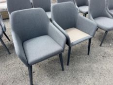 A265 | A266 2 x St Lucia Style Upholstered Amrchairs