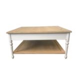 Set A571 Burlington Square Coffee Table - Cream