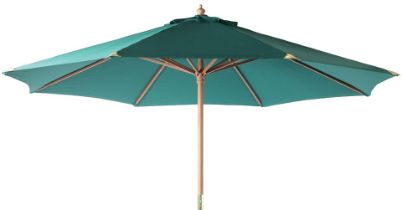 Set A447 Lot of 11x Hunter Green Parasol Canopies (6x 3m, 5x 3.5m)