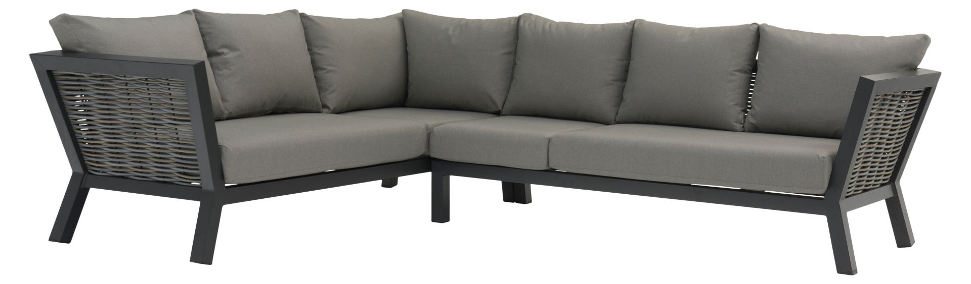 Set A405 Tuscan Wicker Rectangle Modular Sofa & Bench - Image 2 of 2