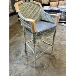 Set A471 Bramblecrest Bar Chair including Season-Proof Eco Cushion - Grey