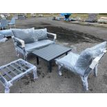 A178 Corsica 2 Seater sofa with 2 x sofa chairs and a coffee table