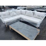 A107 Palermo V2 Modular Square Sofa with rectangular coffee table