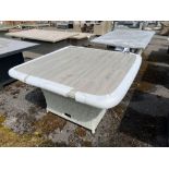 A199 Panama Ceramic Square Adjustable Table