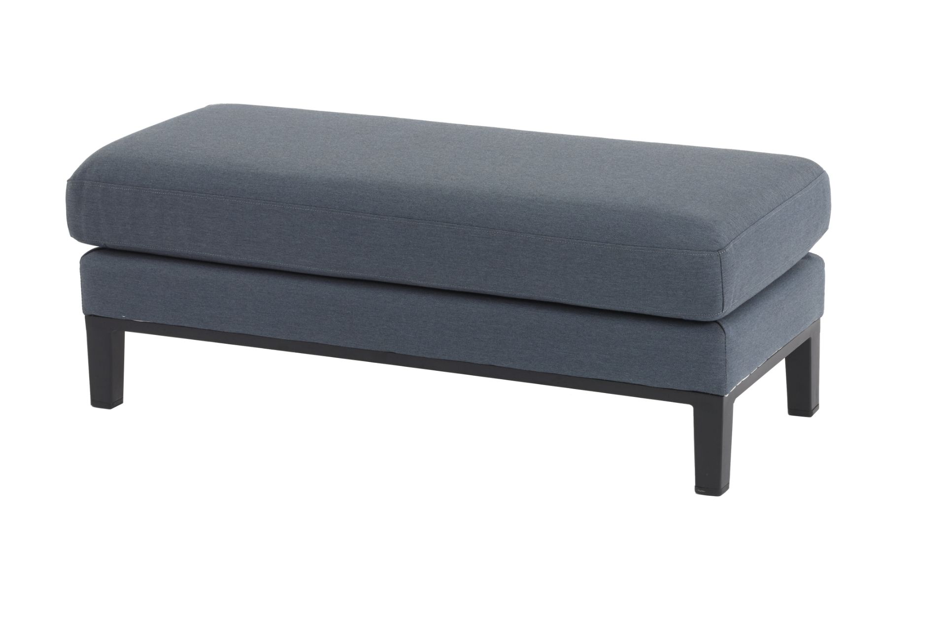 Set A425 Indigo Fabric Bench - Brisa