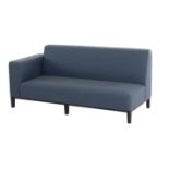Set A421 Indigo Fabric Left Hand Upholstered Sofa - Brisa