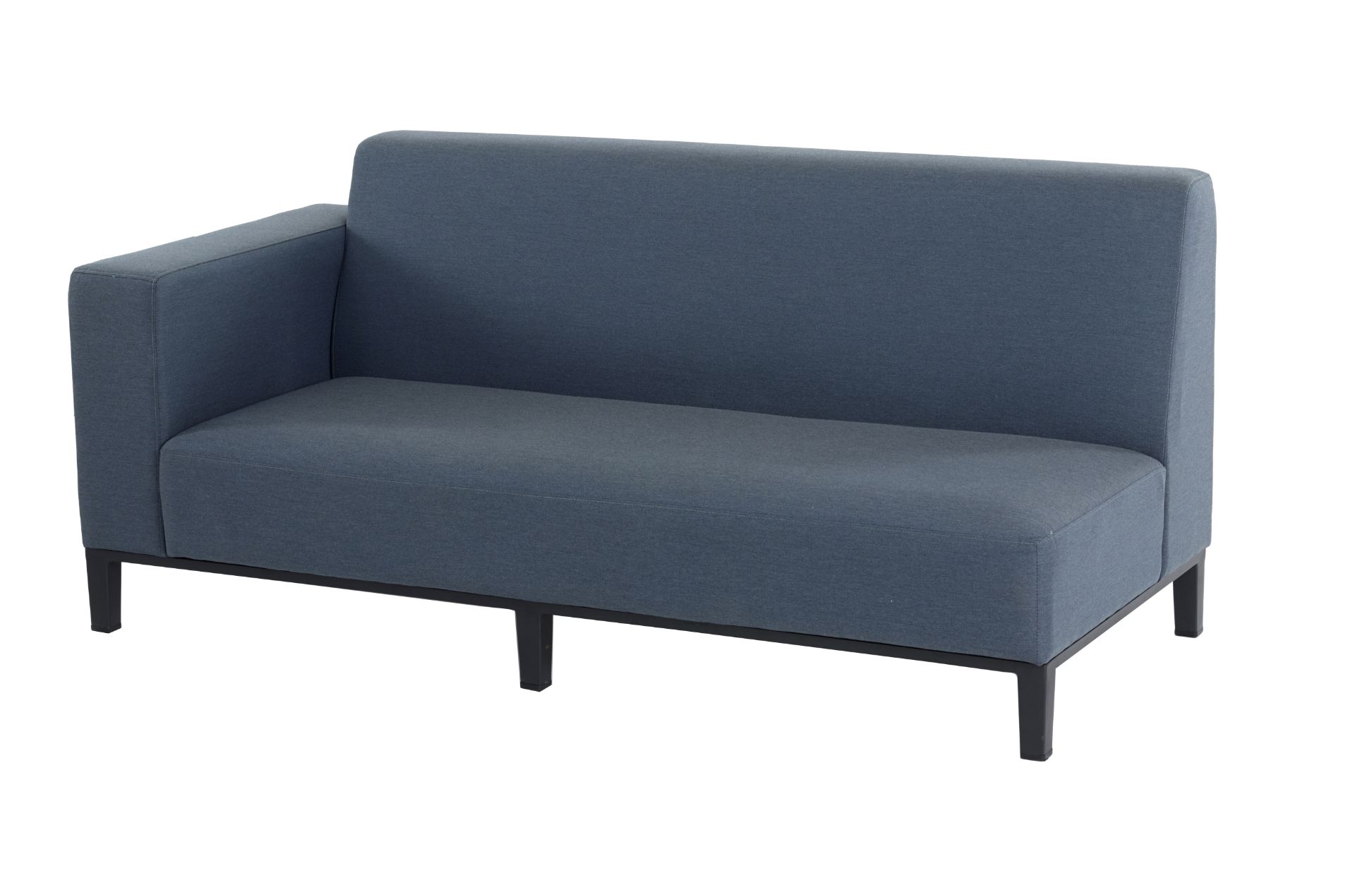 Set A421 Indigo Fabric Left Hand Upholstered Sofa - Brisa