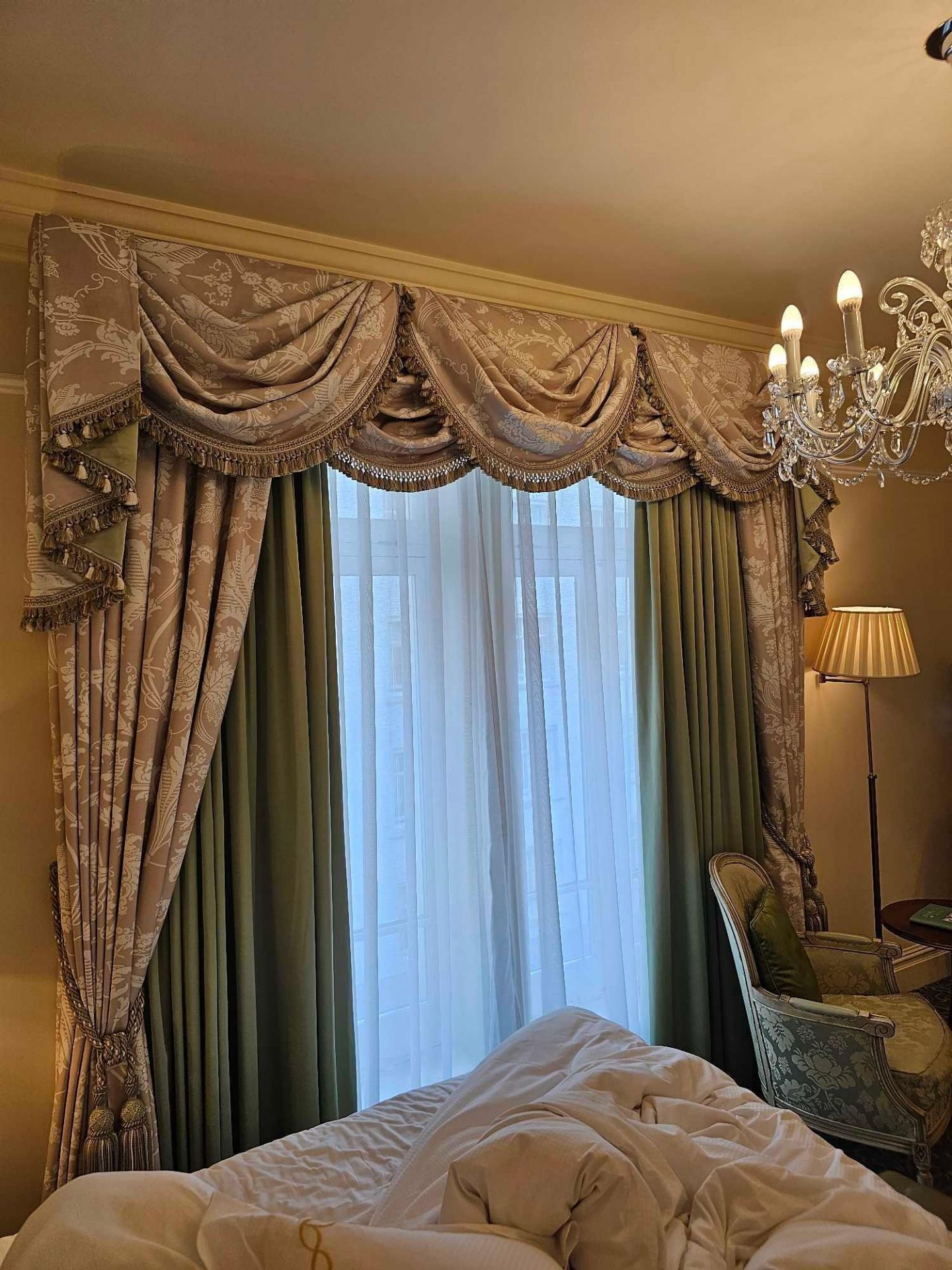 What Is A Drapes A Pair Fully Lined Drapes Luxurious Cotton And Silk Blend Fabrics. With ...
