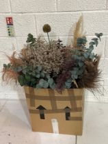 A Box Of Faux Cut Plants